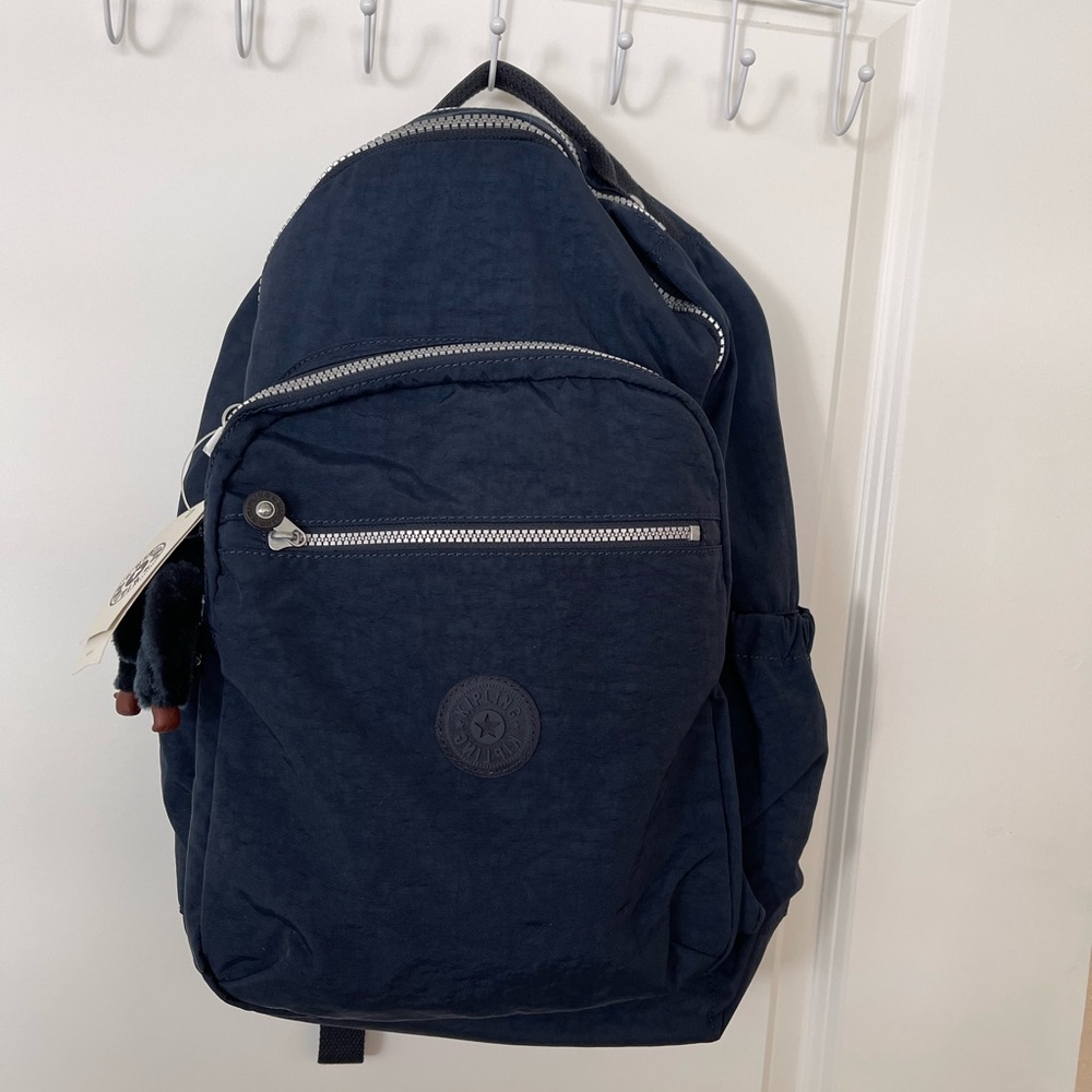 Kipling Navy Backpack with Wallets